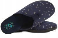 PANTOFLE ADANEX WYGODNE GRANATOWE KOMFORTOWE KLAPKI PRODUKT POLSKI