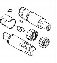 ZAWIASY AMORTYZATORY ZESTAW WOLNEGOOPADANIA DESEK DURAVIT