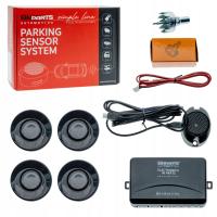 Czujnik cofania ultradźwiękowy EinParts Automotive czarny 4-sensorowy