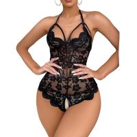 SEKSOWNA damska BODY Z OTWARTYM KROKIEM czarna EROTYCZNA r.XL