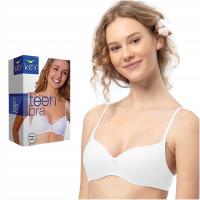 Key Biustonosz dla nastolatki bez fiszbin gładki biały TBM 122