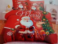 Pościel świąteczna 140x200 cm 4 Częściowa z prześcieradłem wzór 46