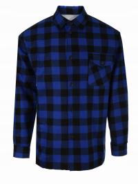 Koszula flanelowa robocza niebieska