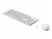 HP беспроводная мышь клавиатура комплект 230 белый