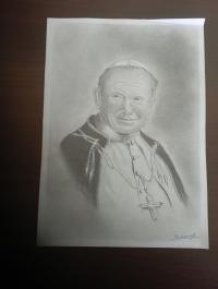 Эскиз Иоанна Павла II