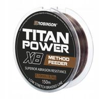 Plecionka Titan Power METHOD FEEDER X8 0,08mm 150m BRĄZ ROBINSON 56-T8-608