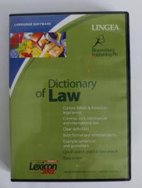 ANGIELSKI Słownik prawniczy DICTIONARY OF LAW CD LINGEA CD