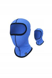 Niebieska Dziecięca kominiarka motocyklowa na moto