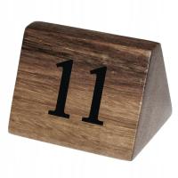 Olympia CL393 drewniane tabliczki z numerami stołów