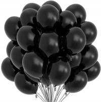Воздушные шары черный большой сильный профессиональный набор 50 шт