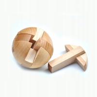 Drewniane puzzle magiczna kula łamigłówki zabawka gra inteligencja kula