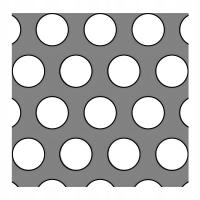 Blacha nierdzewna 2mm perforowana RV8-12 100x100cm