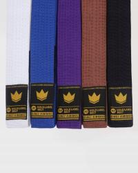 KiNGZ Pas do kimona BJJ Gold Label V2 A1 Purpurowy