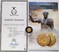 Palau 1 dolar 2011 Aureus Trajana waga 0.5 gr złoto 999 UNC