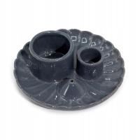 Podstawka na Palo Santo i Pęczek - Kwiat Lotosu - Szara z Połyskiem