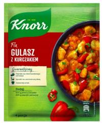 2 SZTUKI - KNOR FIX GULASZ Z KURCZAKIEM 52G