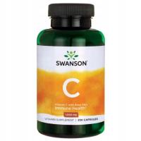 Swanson Vitamin C RoseHip Witamina C z dziką różą 1000mg 250caps Odporność