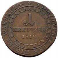 45297. Austria - 1 krajcar - 1812r. (4,2g/24mm)