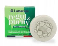 Szampon w kostce, włosy tłuste, ZIELONA GLINKA I SPIRULINA, 70ml, Lamazuna