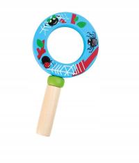 Sfd Mały detektyw Szkło powiększające drewniane Lupa do obserwacji zabawka