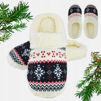 Kapcie Damskie Świąteczne Wzorzyste Ciepłe Miękkie Noviti 38/39