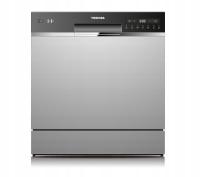 Посудомоечная машина Toshiba DW-08T2 (S) 8 комплектов 49 дБ серебро