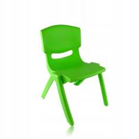 Krzesełko dziecięce FIORE ZIELONE od 3-go roku lekkie wytrzymałe bezpieczne