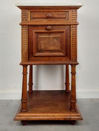 STYLOWA SZAFKA NOCNA STOLIK NOCNY ORZECH EKLEKTYCZNA UNIKAT