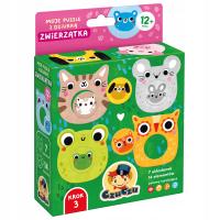 Puzzle CzuCzu Moje puzzle z dziurką Zwierzątka 14 elementów Czu Czu