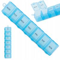 КОРОБКА ДЛЯ ЛЕКАРСТВ ТАБЛЕТКИ КОНТЕЙНЕР ОРГАНАЙЗЕР КОРОБКА ДЛЯ 7 ДНЕЙ RU ЕЖЕНЕДЕЛЬНО