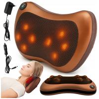 PODUSZKA MASUJĄCA DO KARKU SZYI PLECÓW RAMION CIAŁA NÓG MASAŻER SHIATSU