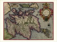 Шотландия карта 30x40cm с 1592r. M66