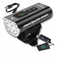 LAMPKA ROWEROWA SPECTER GENIUS 2000 2000LM 9600MAH POWERBANK USB C IPX5