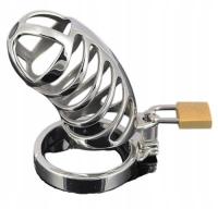 СТАЛЬНОЙ МУЖСКОЙ ПОЯС ВЕРНОСТИ ЗАПИРАЕМЫЙ ЗАМОК КЛЮЧ ПЕНИС КЛЕТКА ЖГУТ БДСМ