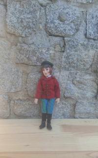 Фарфоровая кукла 20 см