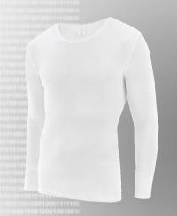 Saltex podkoszulka 15082 okrągły długi rękaw biały