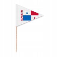 flagi wykałaczki Panama Toppers Country Cupcake