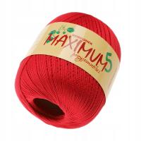 Kordonek Maximum5 Opus bawełna 400m 1554 Czerwony