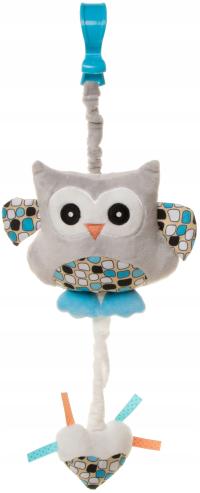 4BABY ZABAWKA POZYTYWKA GRAJĄCA PRZYTULANKA SÓWKA NIEBIESKA