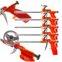 Pistolet do pianki montażowej Wygodny Metalowy z regulacją Strumienia x5