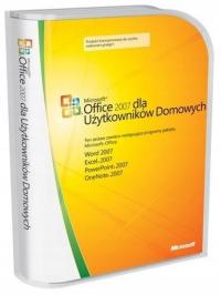 Microsoft Office 2007 Dom Home Student 3 PC BOX PL