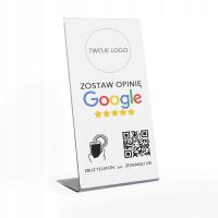 Стенд, NFC стенд, QR-код для обратной связи Google табличка ведущий с логотипом компании