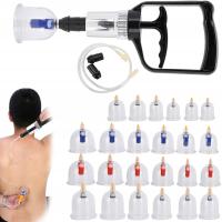 НАБОР ВАКУУМНЫХ ВАКУУМНЫХ БАНОК С НАСОСОМ 24ШТ