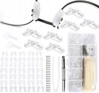 Набор для ремонта очков, силиконовые медные носовые упоры, 30 пар носовых упоров