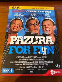 Pazura For Fun DVD 3DVD BOX z autografem