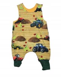 BAWEŁNIANY RAMPERS TRAKTORY J.NOWY 0-2M 44-50-56