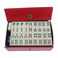 Portable Chinese Mahjong Game Set Board Game mahjong Tiles Game Activity