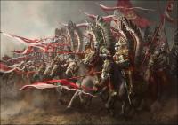 Szarża husarii - plakat 42x29,7 cm