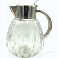 H-P PIĘKNY DUŻY DZBAN KRYSZTAŁOWY Z WKŁADEM DO LODU