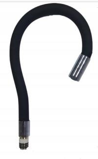 WYLEWKA ELASTYCZNA 1-FUNKCYJNA DO BATERII KUCHENNEJ CZARNA